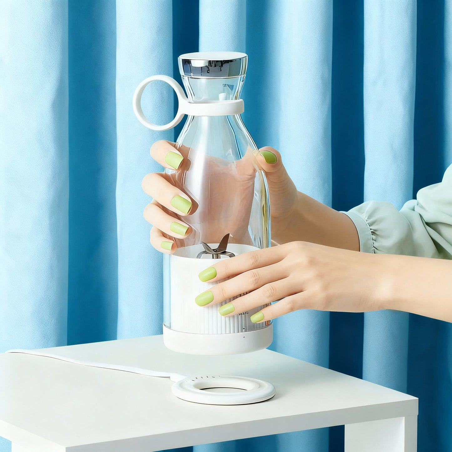 Blenzzy© - Portable Fruit Small Rechargeable Mini Juicer